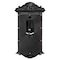 Quickway Imports Vintage Grandfather Wood- Looking Plastic Pendulum Wall Clock for Living, Kitchen, or Dining, Blue QI004145.BL - alternate 6